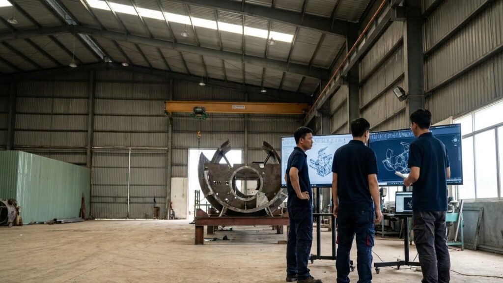 Hình minh hoạ: Tối ưu cụm lắp ráp lớn trong SOLIDWORKS: Quy trình giảm lag hiệu quả