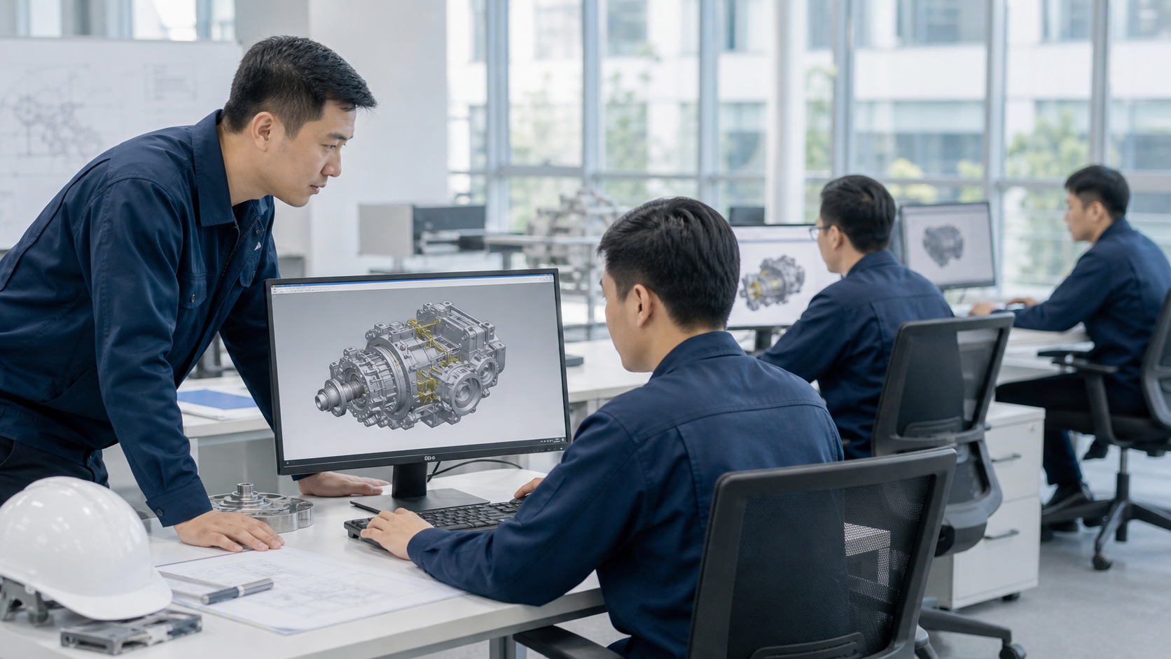 Hình minh hoạ: Tối ưu cụm lắp ráp lớn trong SOLIDWORKS: Quy trình giảm lag hiệu quả