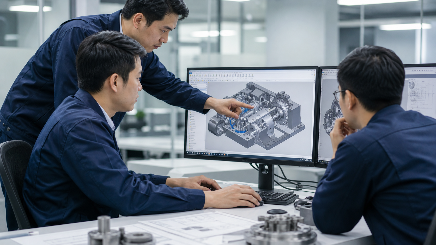 Hình minh hoạ: Tối ưu cụm lắp ráp lớn trong SOLIDWORKS: Quy trình giảm lag hiệu quả