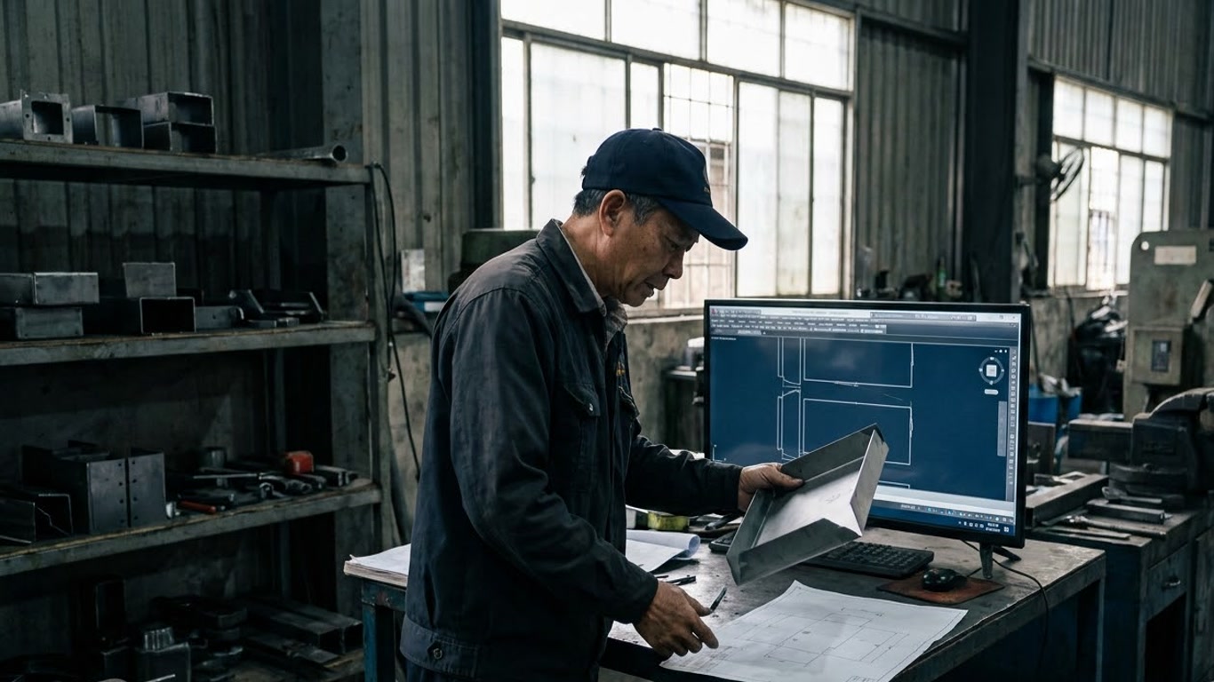 Hình minh hoạ: Thiết kế kim loại tấm trong SOLIDWORKS: Từ mô hình đến bản trải