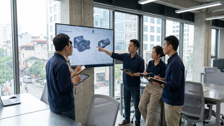 Hình minh hoạ: SOLIDWORKS PDM: Kiểm soát phiên bản và quy trình phê duyệt