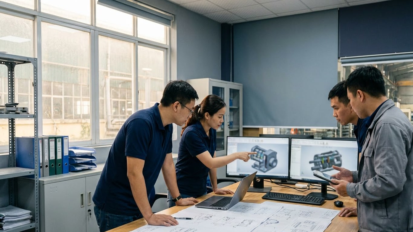 Hình minh hoạ: SOLIDWORKS PDM: Kiểm soát phiên bản và quy trình phê duyệt