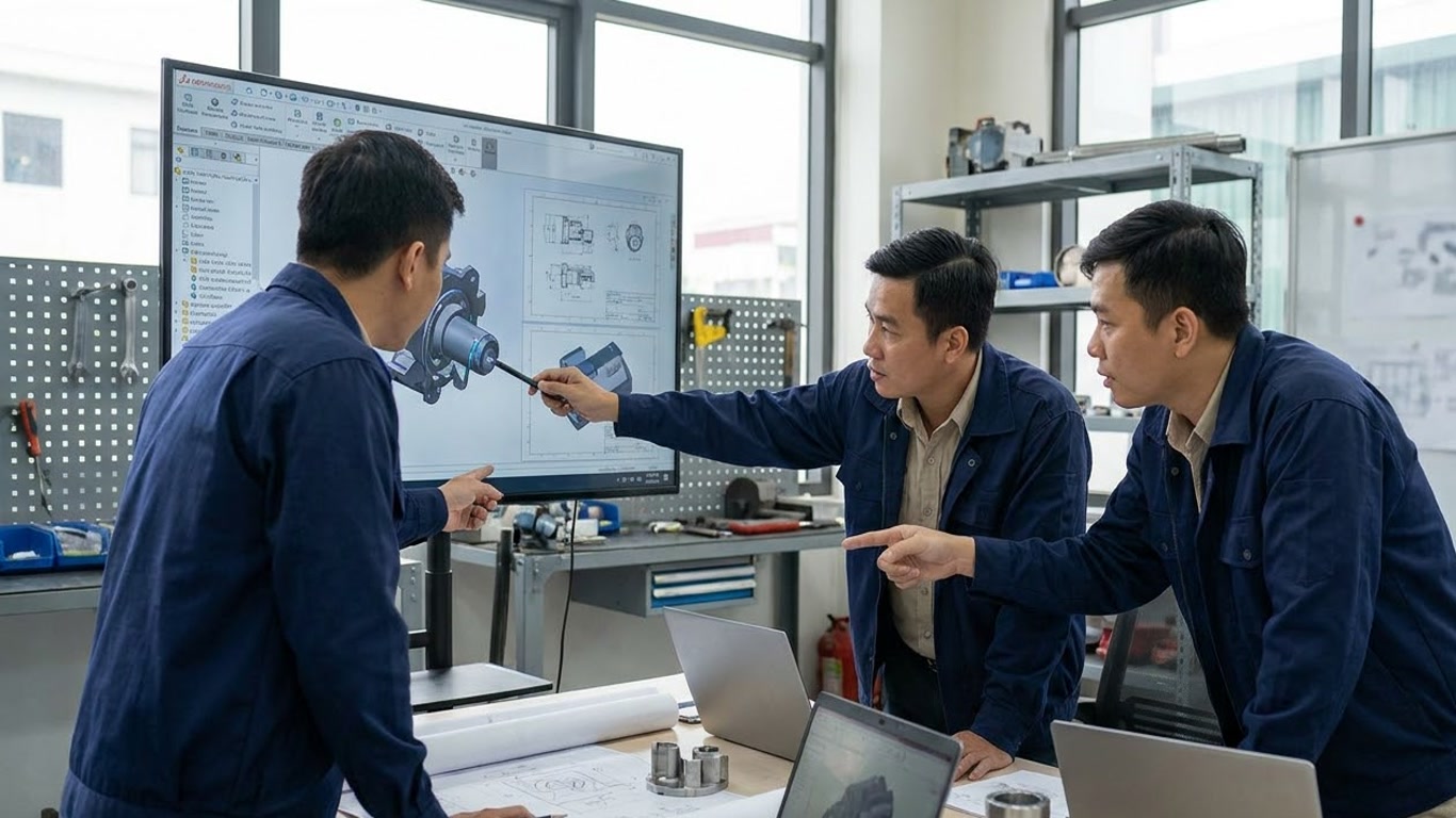 Hình minh hoạ: SOLIDWORKS PDM: Kiểm soát phiên bản và quy trình phê duyệt