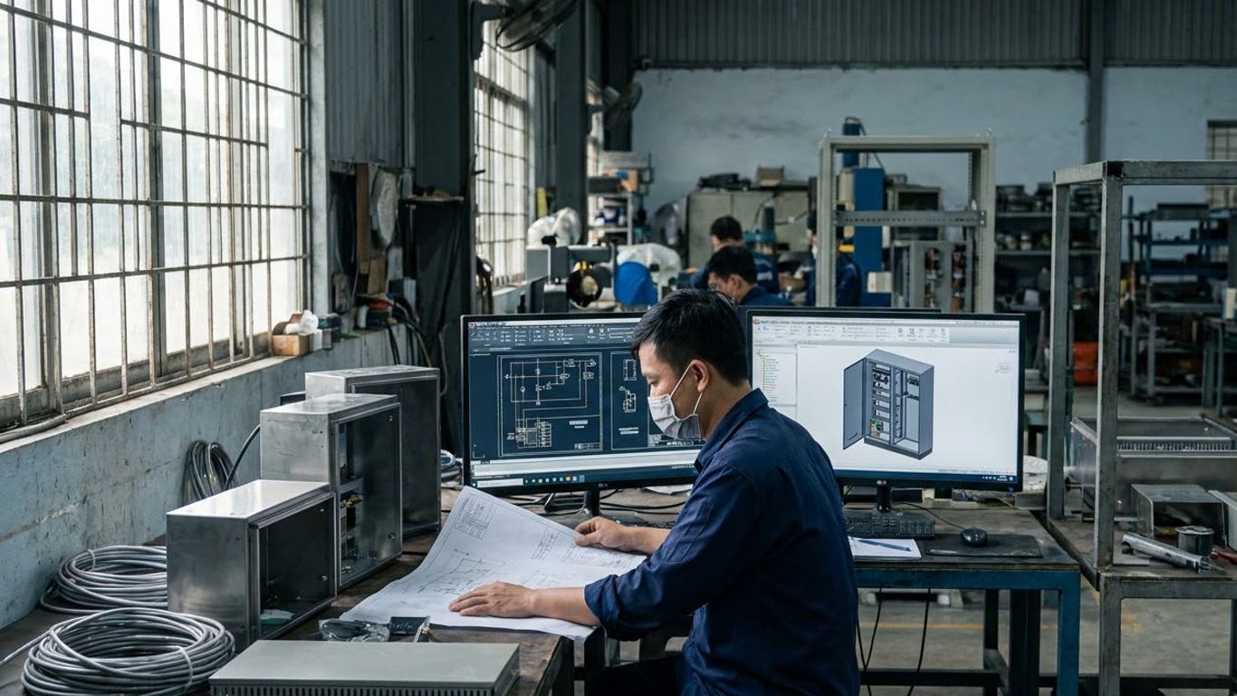Hình minh hoạ: SOLIDWORKS Electrical: Kết nối thiết kế điện và cơ khí