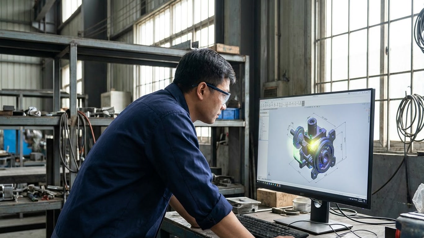 Hình minh hoạ: SOLIDWORKS MBD: Dùng PMI 3D thay thế bản vẽ 2D khi nào?