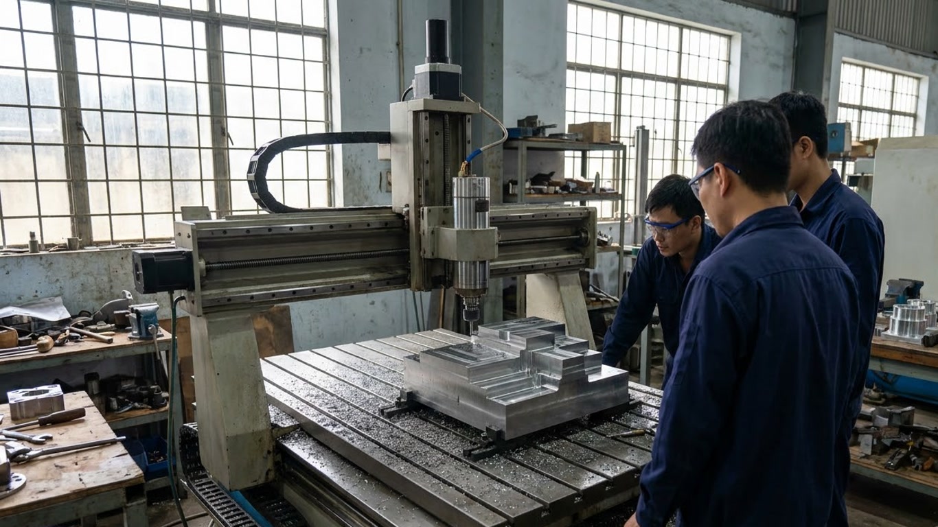 Hình minh hoạ: Phay 2.5D trong SolidCAM: Quy trình lập trình từ bản vẽ đến G-code