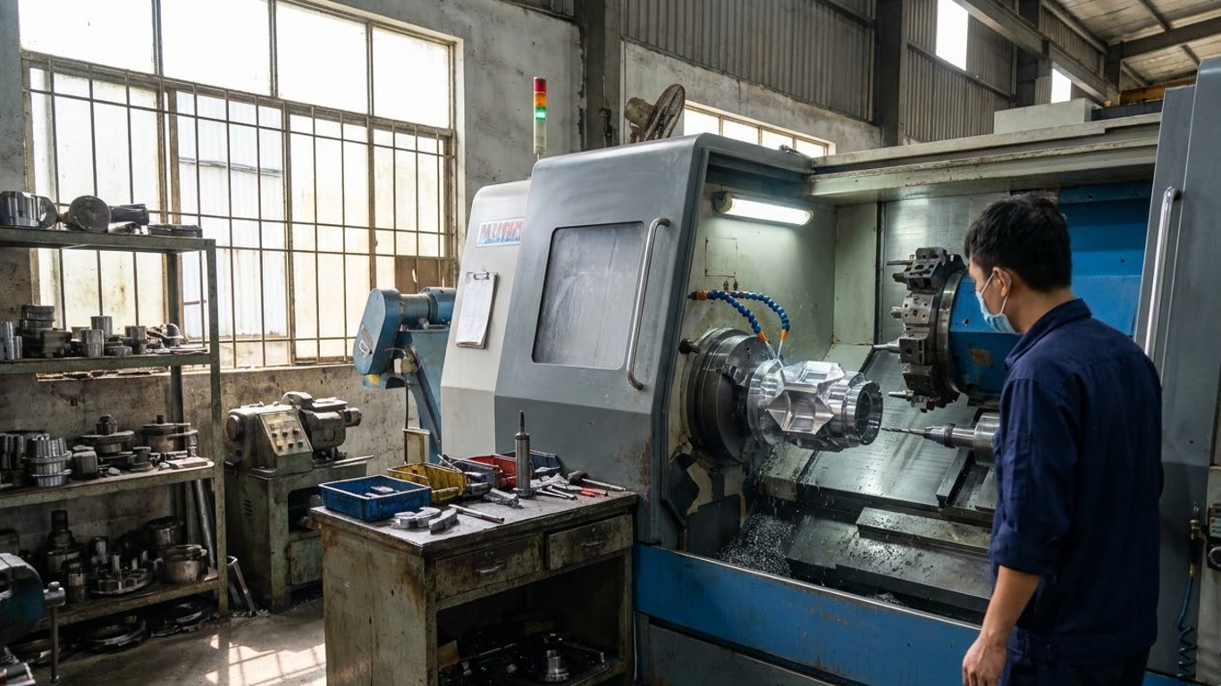Hình minh hoạ: Mill-Turn trong SolidCAM: Lập trình máy đa nhiệm trong một môi trường