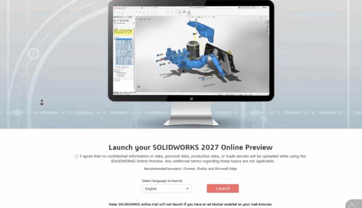 Ảnh minh họa các cải tiến quy trình sản xuất trong SOLIDWORKS 2027 Preview